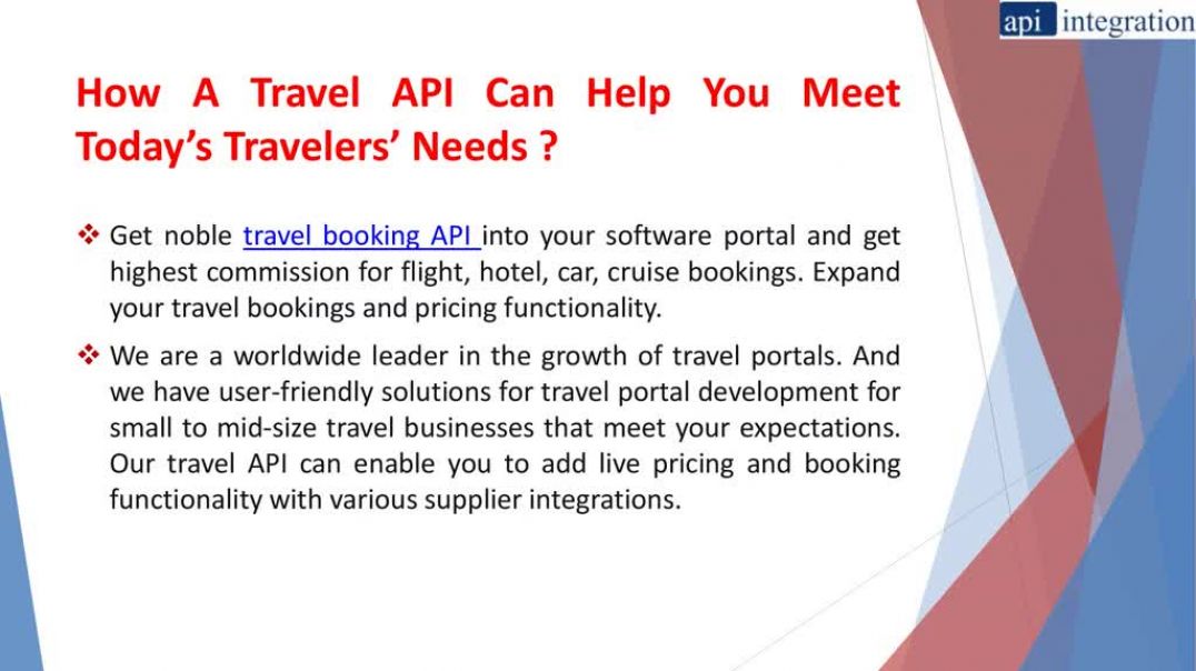 ⁣Travel API