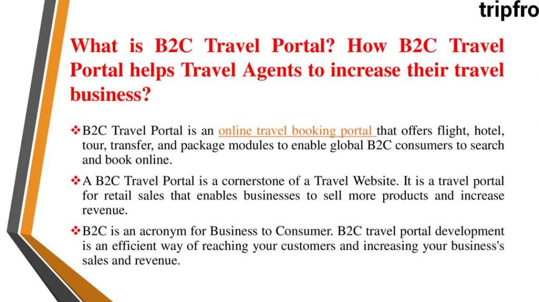 ⁣B2C Travel Portal (1)
