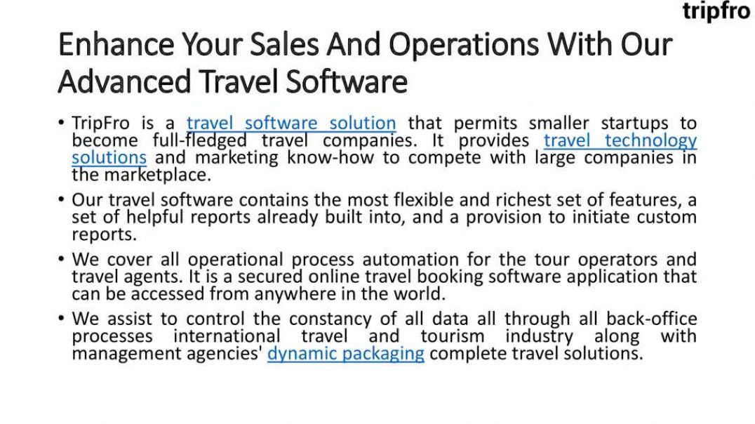 ⁣Travel Software