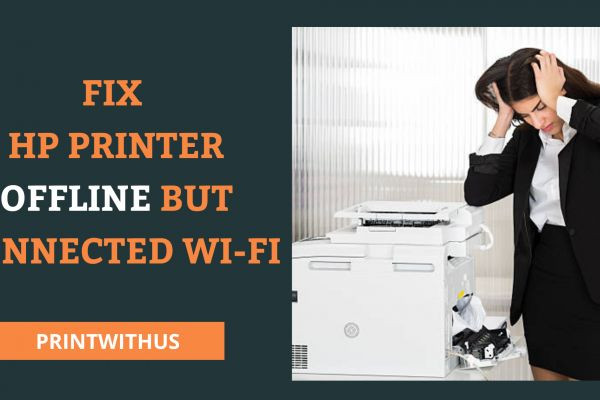 HP Printer Offline But Connected with a Wi-Fi