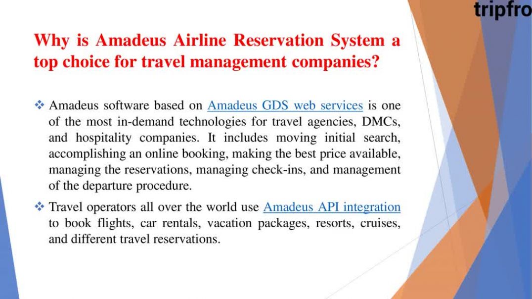 ⁣Amadeus Airline Reservation System