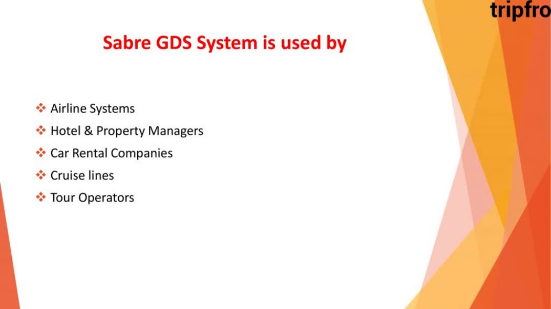 ⁣Sabre GDS System