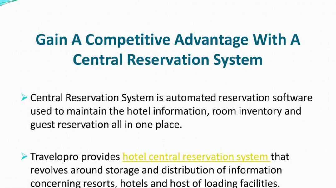 ⁣Central Reservation System