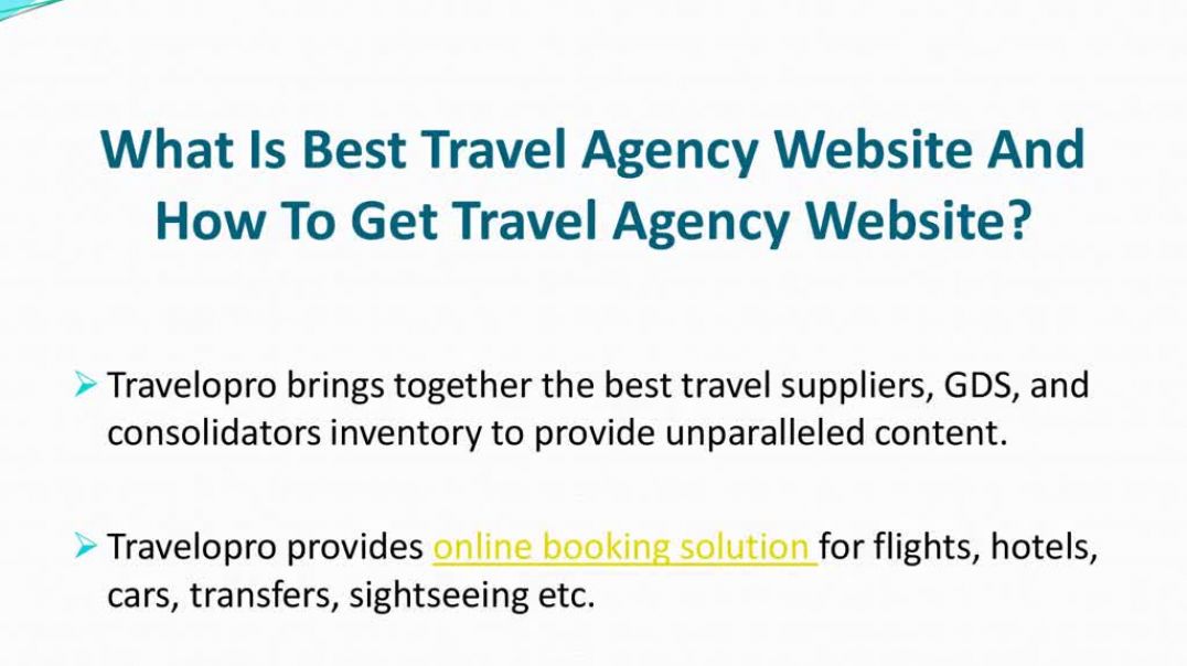 ⁣Best Travel Agency Website