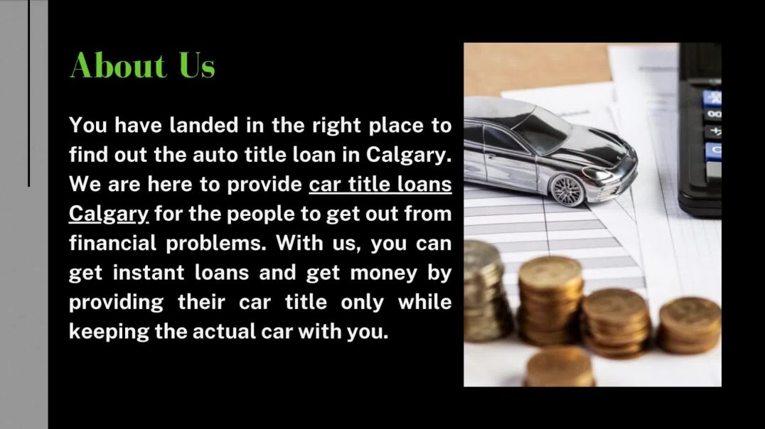 Apply For Car Title Loans Calgary &amp;amp; Ease Your Financial Problems