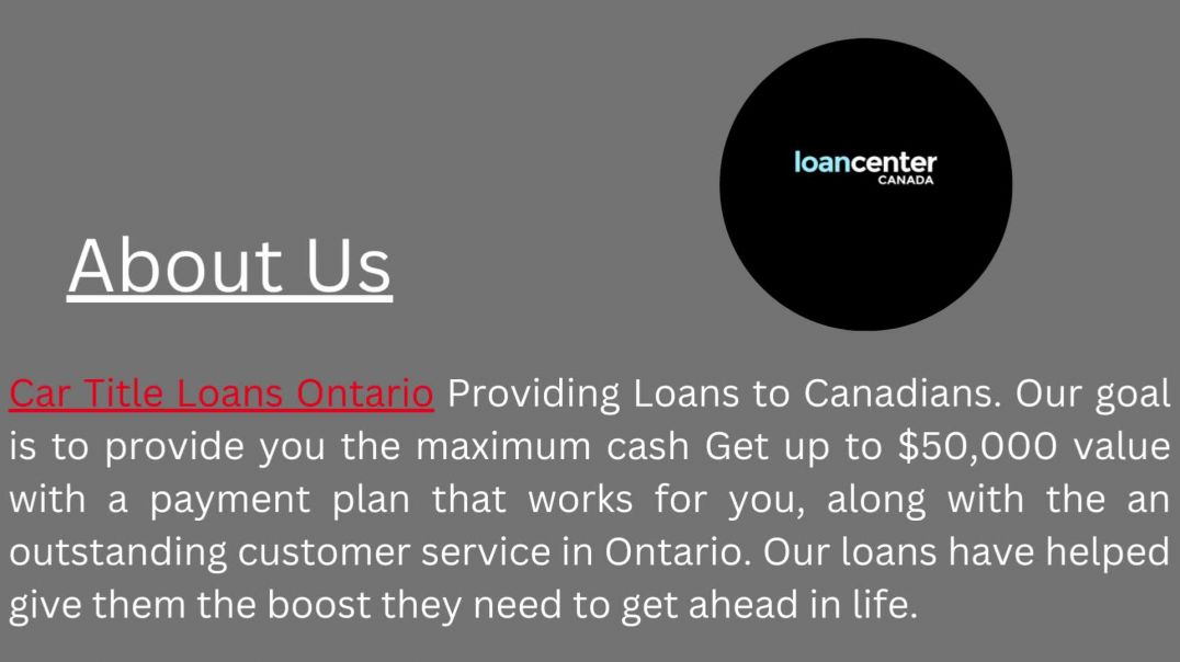 ⁣Car Title Loans Ontario Means Get Cash & Keep Driving