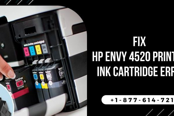 How to Fix HP Envy 4520 Printer Ink Cartridge Error?