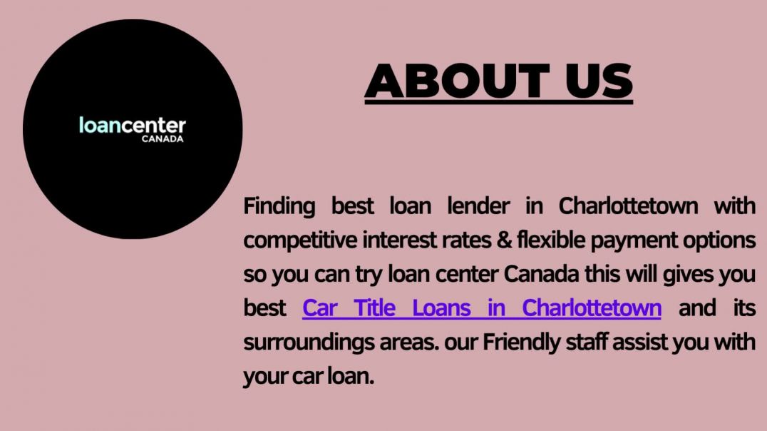 Car Title Loans Charlottetown | Get Quick Approval within a Minutes