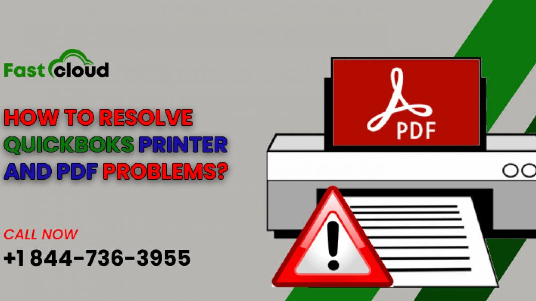 ⁣☎ +1 844-736-3955 QuickBooks Print and PDF Problems [Troubleshooting Steps]