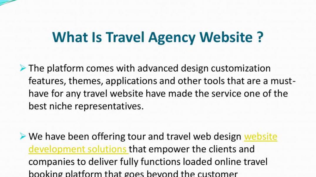 ⁣Travel Agency Website