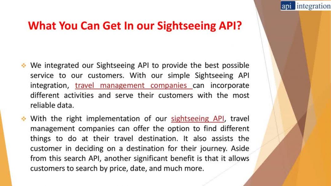 Sightseeing API