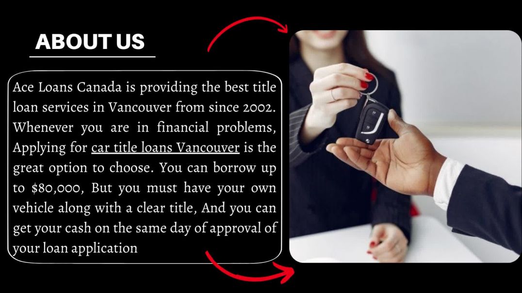 ⁣Get Cash Loans On Your Vehicle With Car Title Loans Vancouver