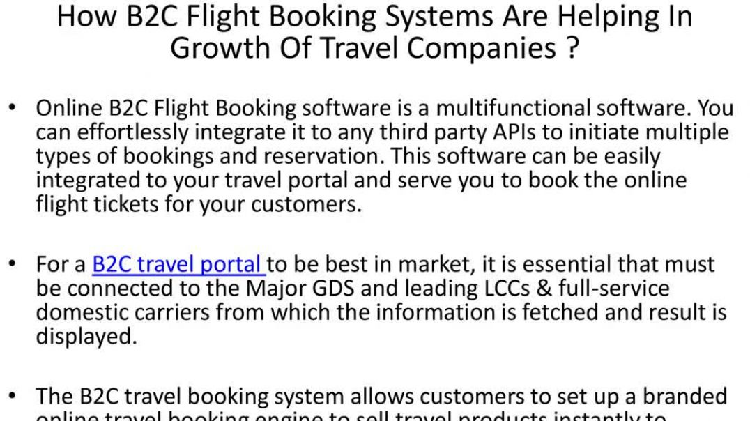 B2C Flight Booking Portal