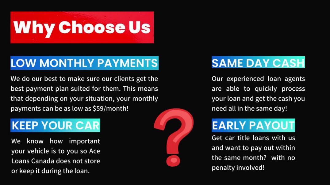 ⁣Get Loan Even With Bad Credit History With Car Title Loans Markham