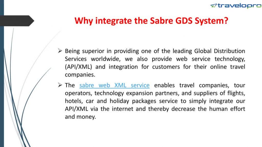⁣Sabre GDS API Integration
