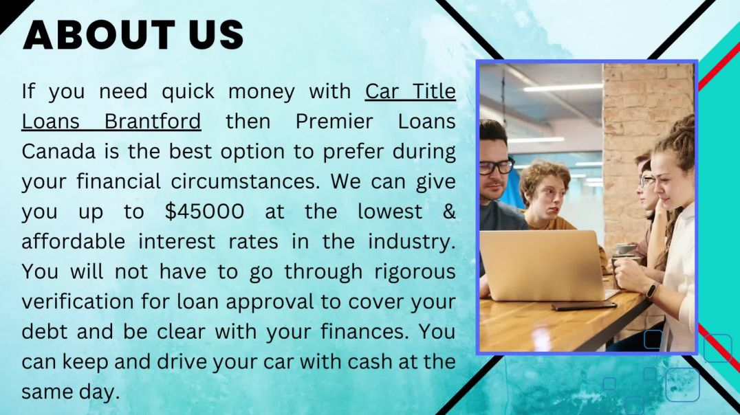 Get quick funds with car title loans Brantford using your car as collateral