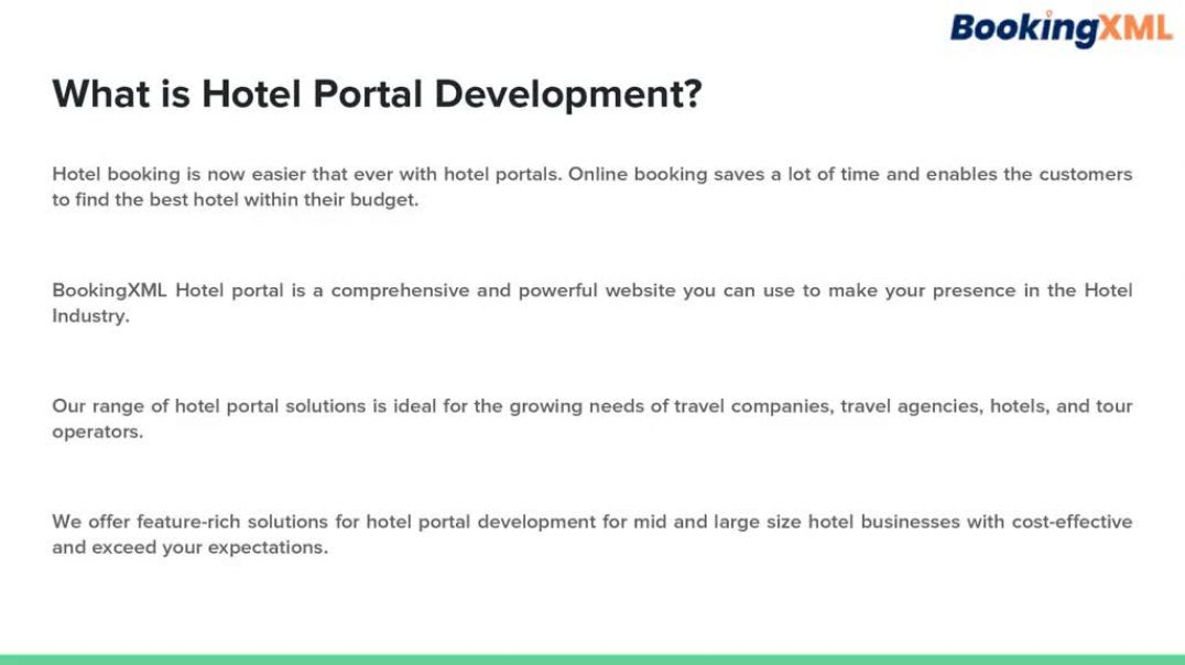 ⁣Hotel Portal Development