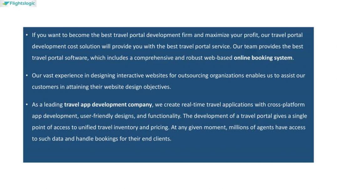 ⁣Travel Portal Development Cost