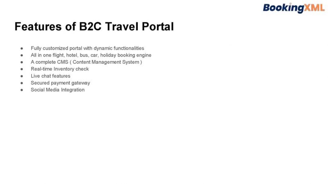 B2C Travel Portal Development