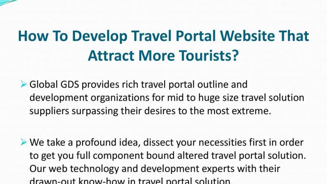 ⁣Travel Portal Website