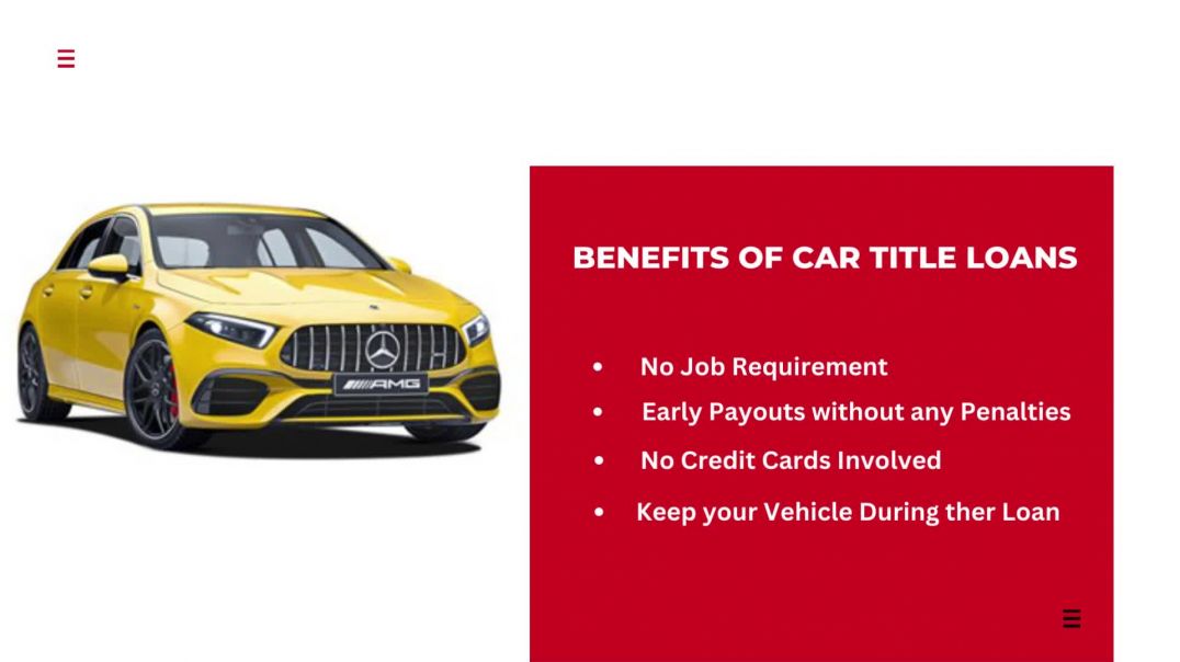 ⁣Car Title Loans A Perfect Solution For Financial Needs