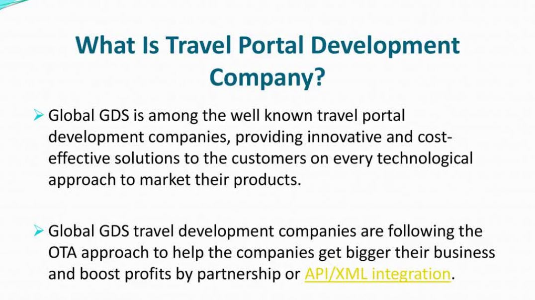 ⁣GDS Travel Portal Development Company