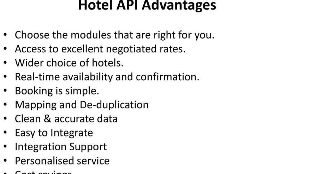 ⁣Hotel API