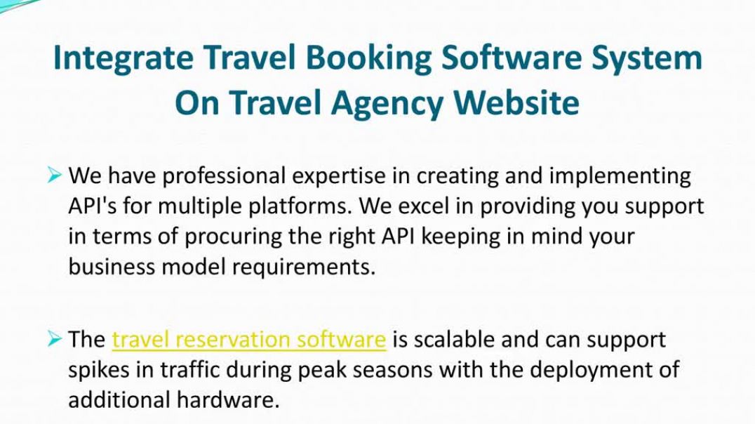 ⁣Travel Booking Software System
