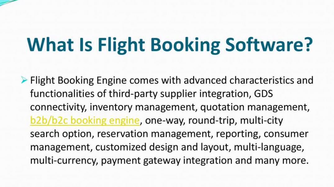 ⁣Online Flight Booking Software