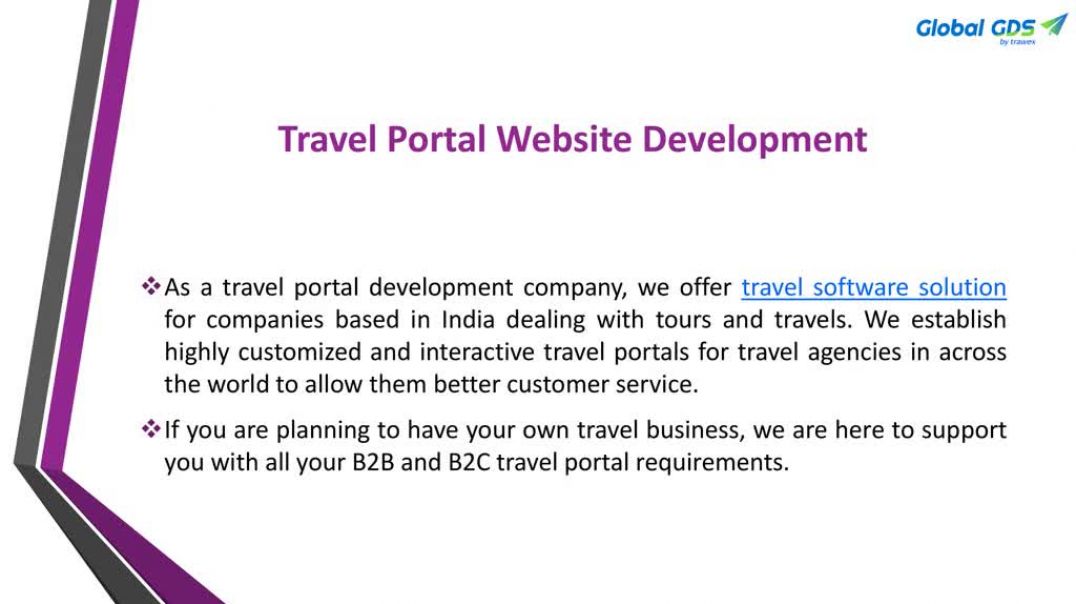 ⁣Travel Portal Website