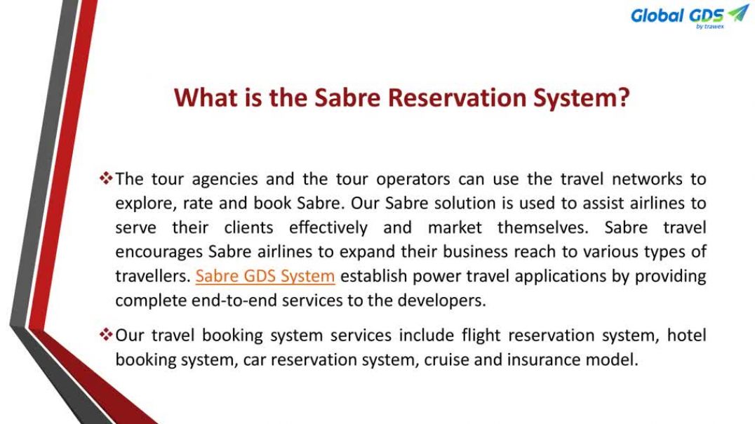 ⁣Sabre Reservation System