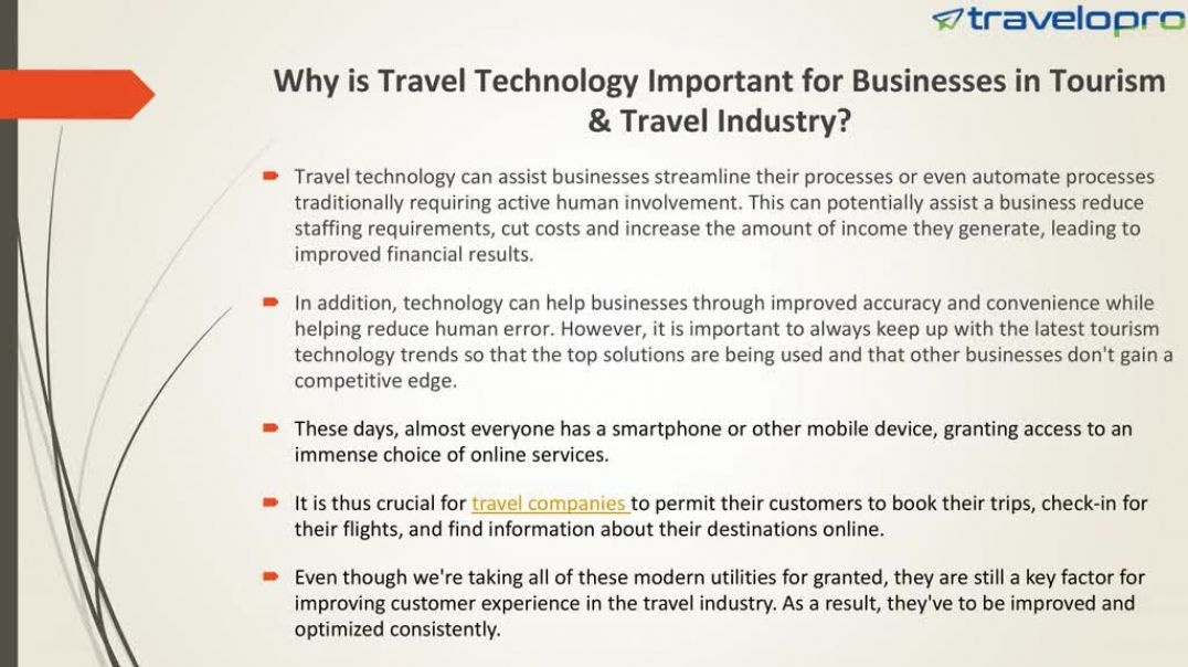 ⁣Travel Technology