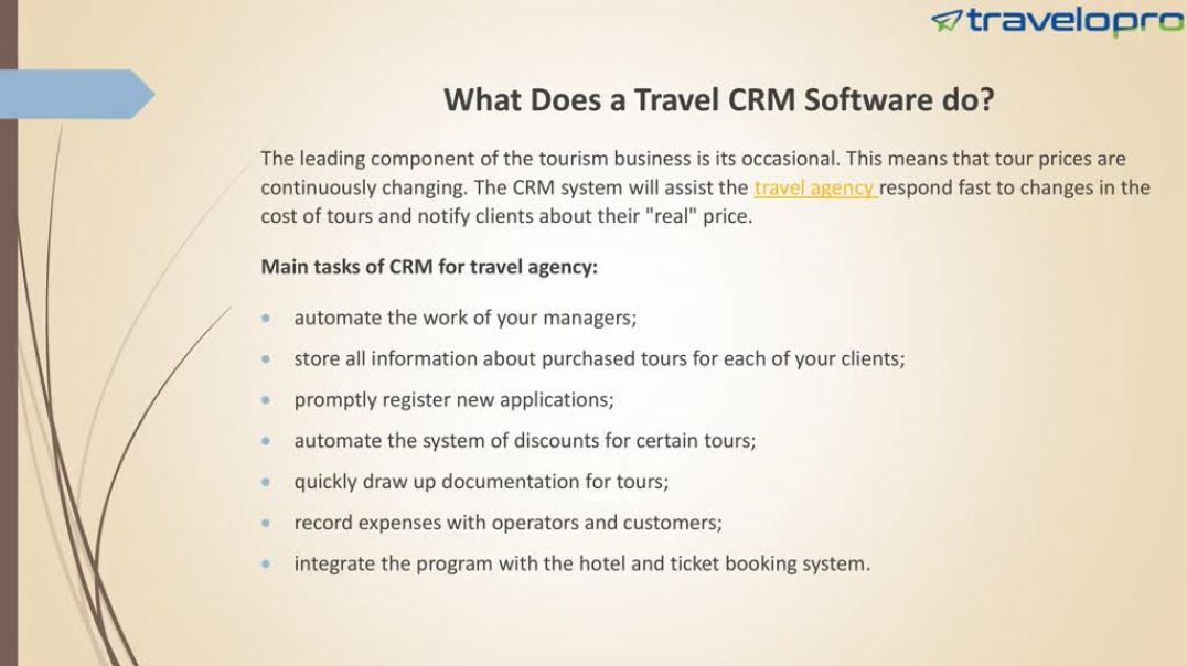 ⁣Travel CRM Software