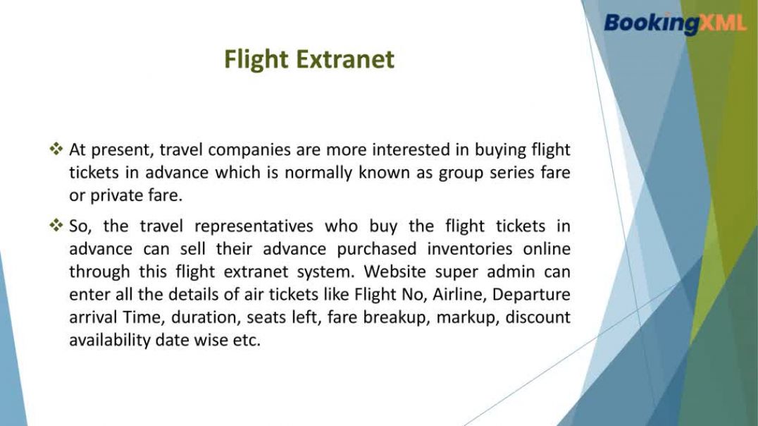 ⁣Flight Extranet System
