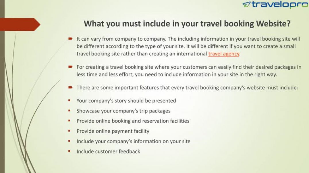 ⁣Travel Booking Website