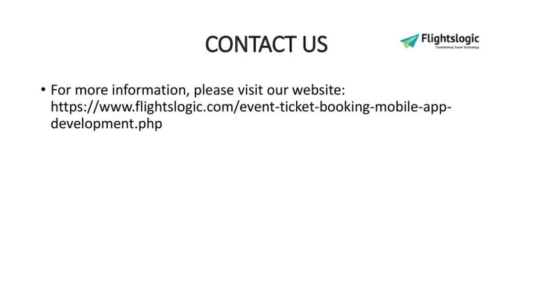 Event Ticket Booking Mobile App Development