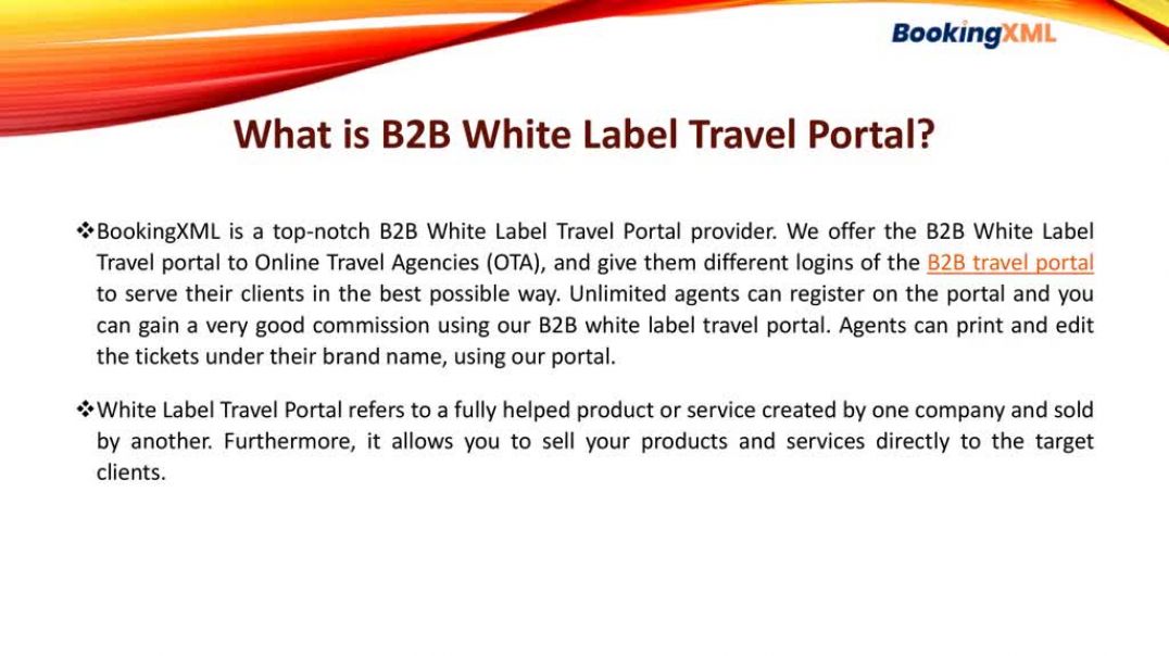 B2B White Label Travel Portal