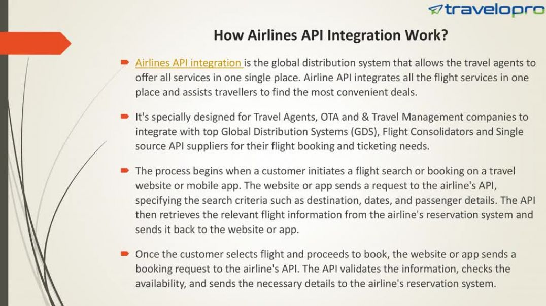 ⁣Airlines API Integration