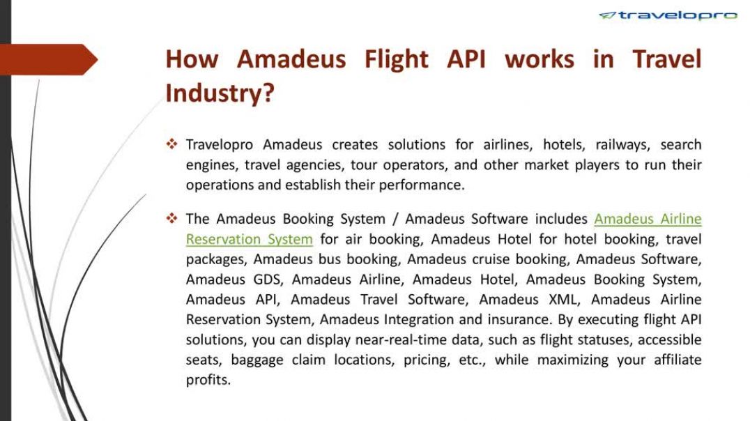 ⁣Amadeus Flight API Integration