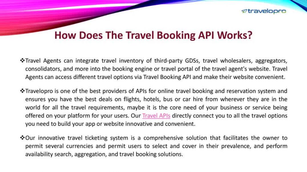 ⁣Travel Booking API