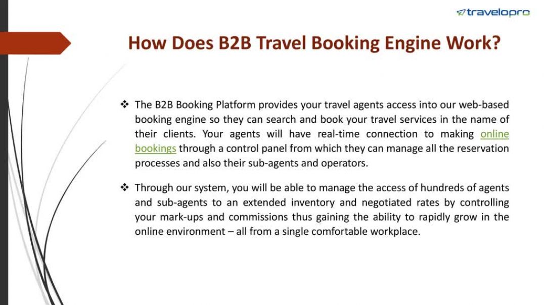 ⁣B2B Travel Booking Engine
