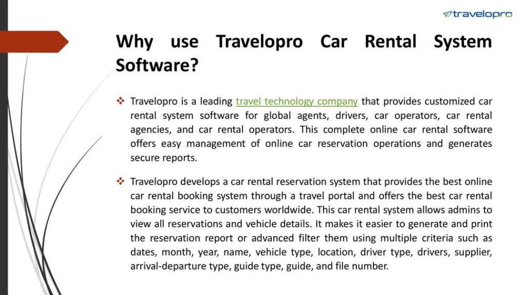 ⁣Car Rental System Software