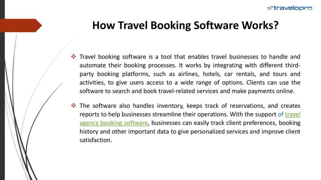 ⁣Travel Booking Software