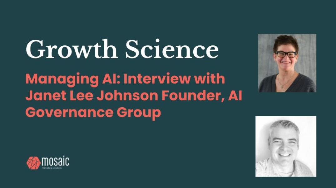 ⁣Managing AI: Interview with Janet Lee Johnson, Founder, AI Governance Group