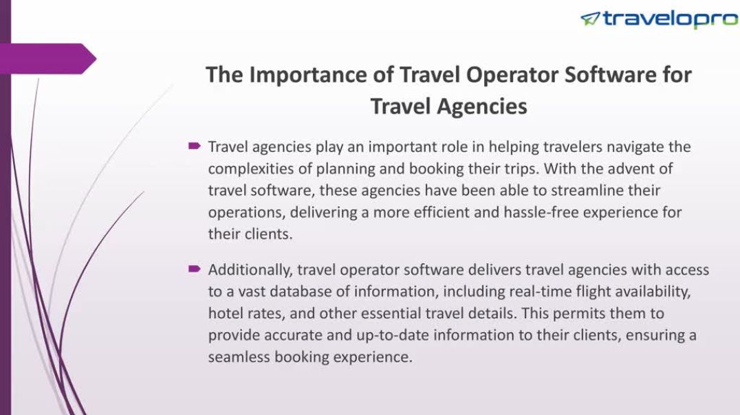 ⁣Travel Operator Software
