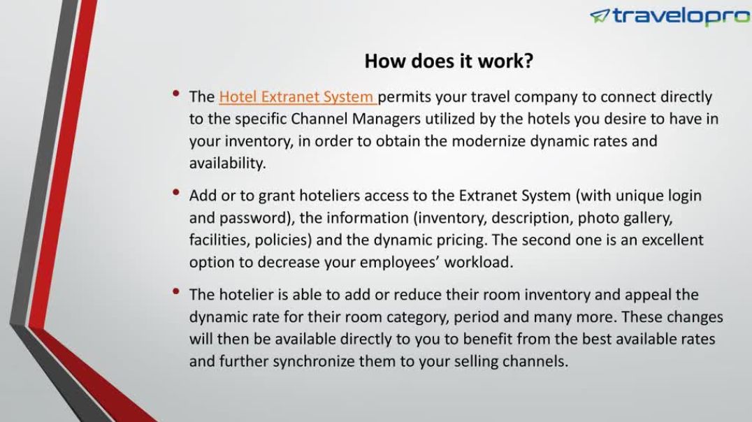 Hotel Extranet System