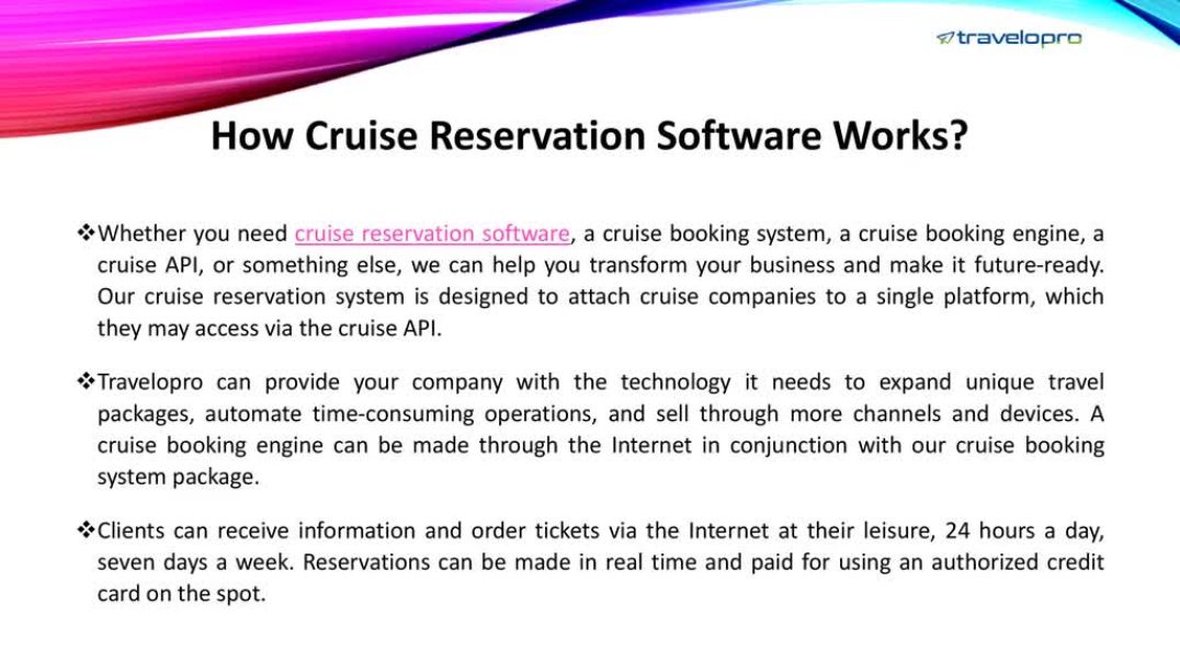 Cruise Reservation Software