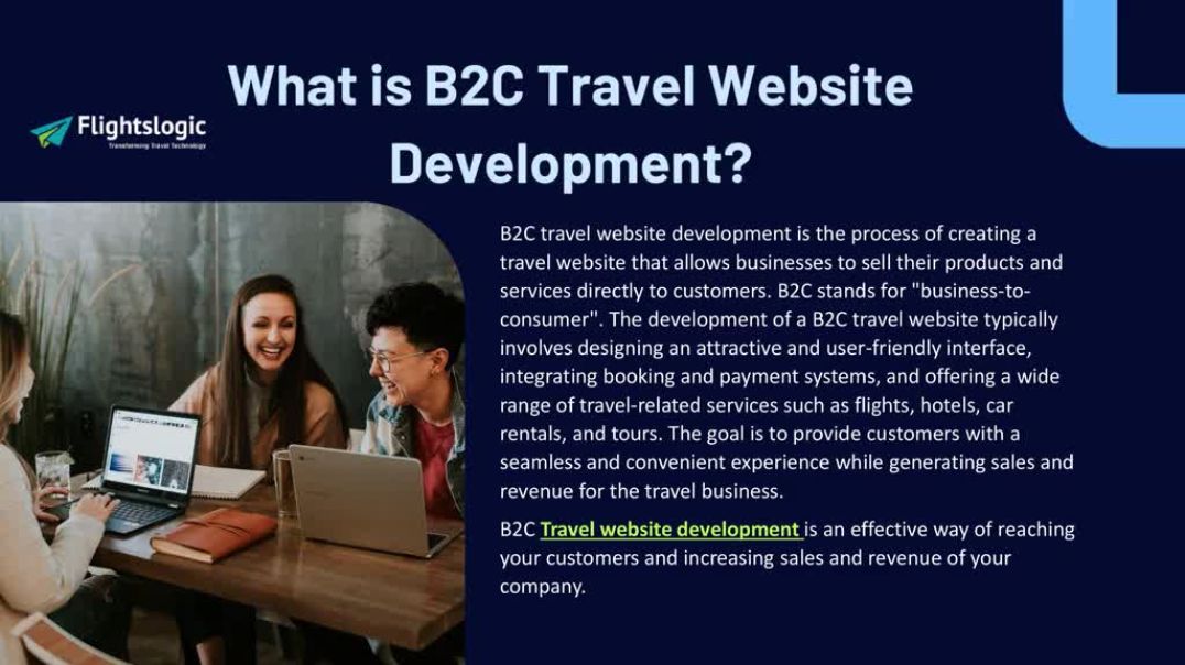 B2C Travel Website Development