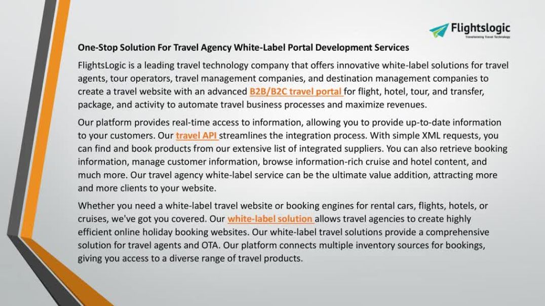 Travel Agency White Label