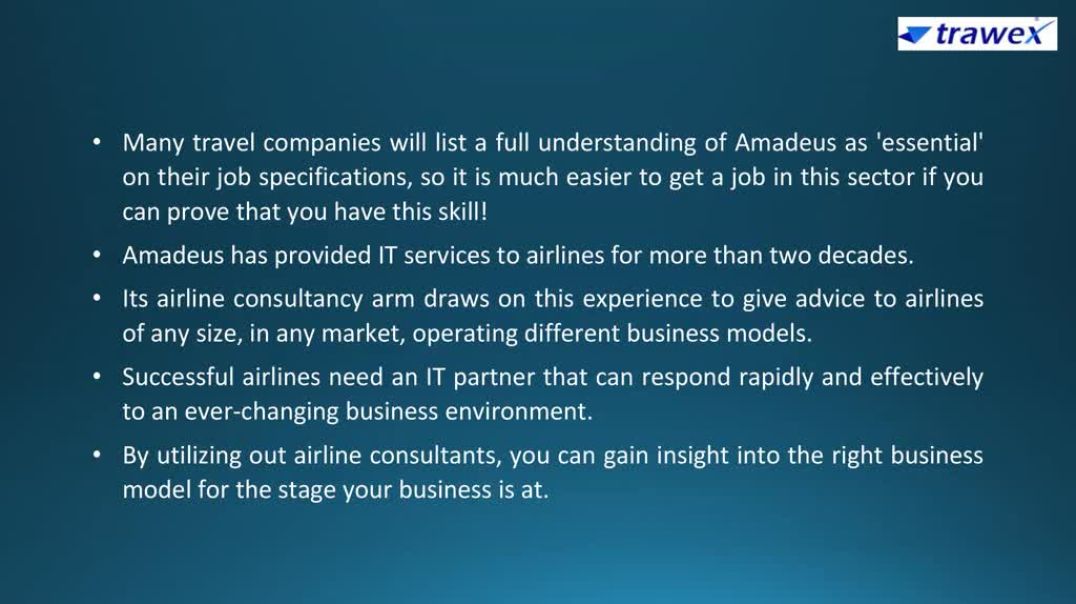 Amadeus Airline Reservation System